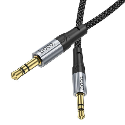 Cabo de Áudio 3.5mm - 3.5mm HOCO UPA26, 1m, Preto