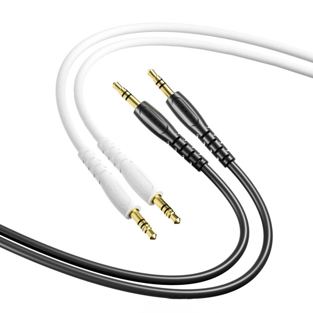 Cabo Áudio 3.5mm - 3.5mm XO Design NB-R270, 1m, Preto