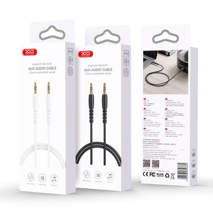 Cabo Áudio 3.5mm - 3.5mm XO Design NB-R270, 1m, Branco