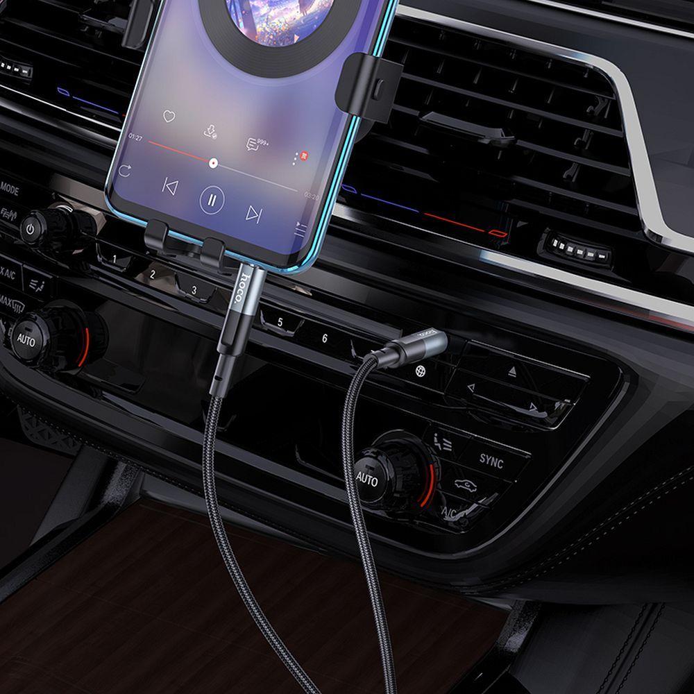 Audio Cable 3.5mm - 3.5mm HOCO UPA22, 1m, Black