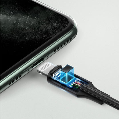 Cabo Áudio Lightning - 3.5mm UGREEN US315 (70509), 1m, Preto