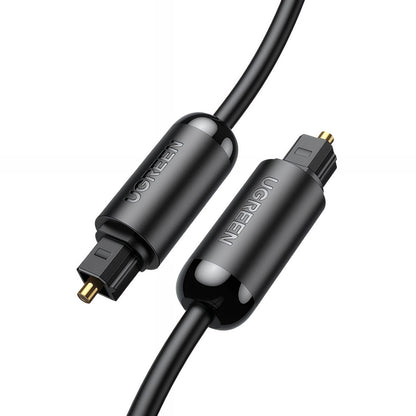 Cabo Óptico de Áudio UGREEN AV122, Toslink / SPDIF, 1.5m, Preto
