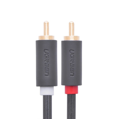 Cabo Áudio UGREEN AV104, 2 x RCA - 2 x RCA, 2m, Preto