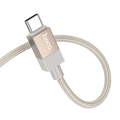 Cabo Áudio USB-C - 3.5mm HOCO UPA32B, 1m, Dourado