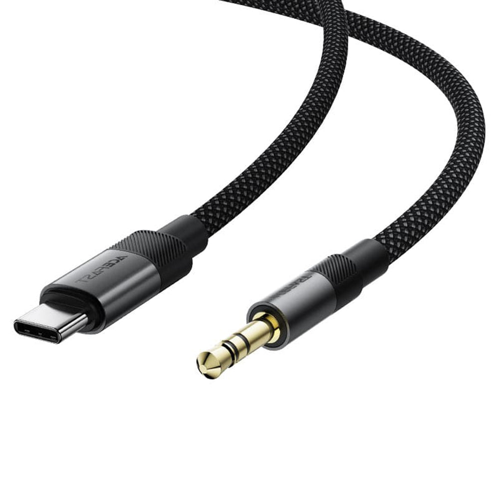 Cabo Áudio USB-C - 3.5mm Acefast J11, 1m, Preto