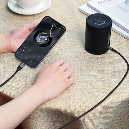 Cabo Áudio USB-C - 3.5mm Acefast J11, 1m, Preto