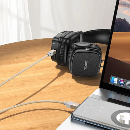 Cabo Áudio USB-C - 3.5mm HOCO UPA32B, 1m, Preto