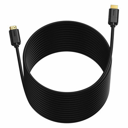 Cabo de Vídeo Baseus High Definition, HDMI - HDMI, 4K, 5m, Preto CAKGQ-D01