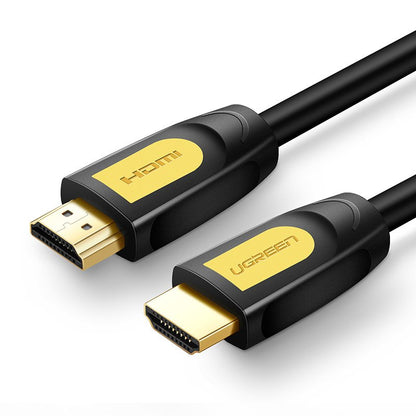 Cabo de Vídeo UGREEN HD101, HDMI - HDMI, 4K, 2m, Preto Amarelo