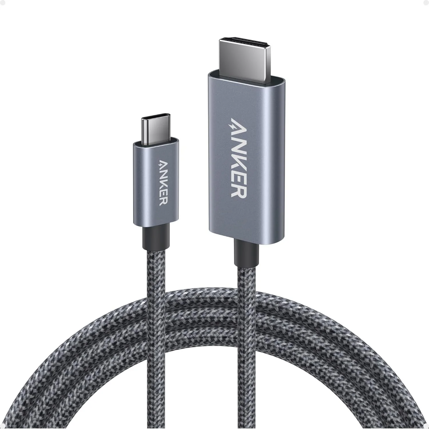 Cabo Áudio e Vídeo USB-C - HDMI Anker Nano, 1.8m, Cinzento A87E0H12
