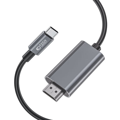 Cabo áudio e vídeo USB-C - HDMI Tech-Protect Ultraboost, 2 m, preto 