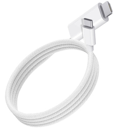 Cabo áudio e vídeo USB-C - HDMI WiWu Wi-PS001, 1,8 m, branco