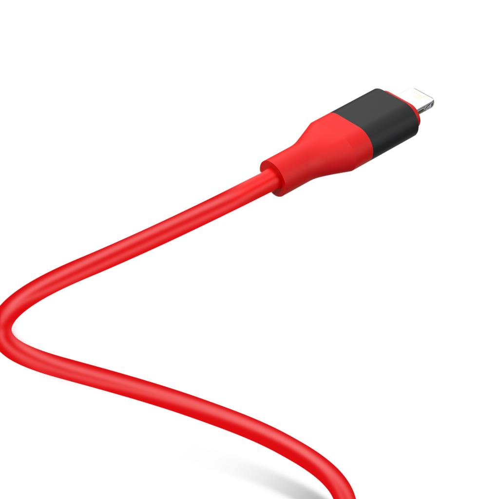 Cabo Áudio e Vídeo Lightning - HDMI XO Design GB006, 1.8m, Vermelho