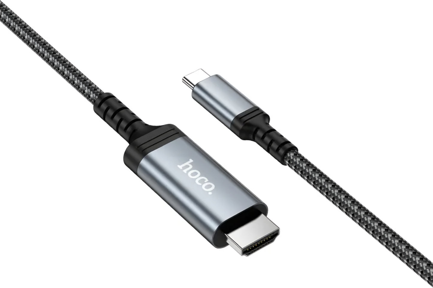Cabo Áudio e Vídeo USB-C - HDMI HOCO UA43, 1.8m, Cinzento