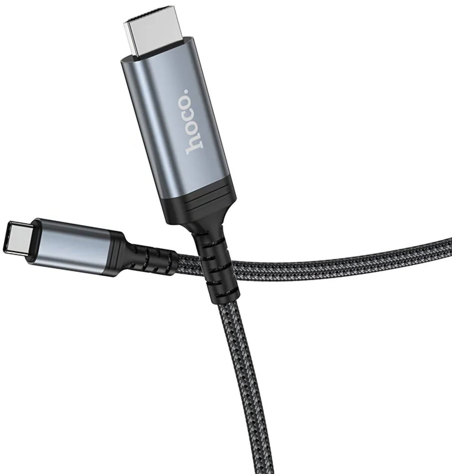 Cabo Áudio e Vídeo USB-C - HDMI HOCO UA43, 1.8m, Cinzento