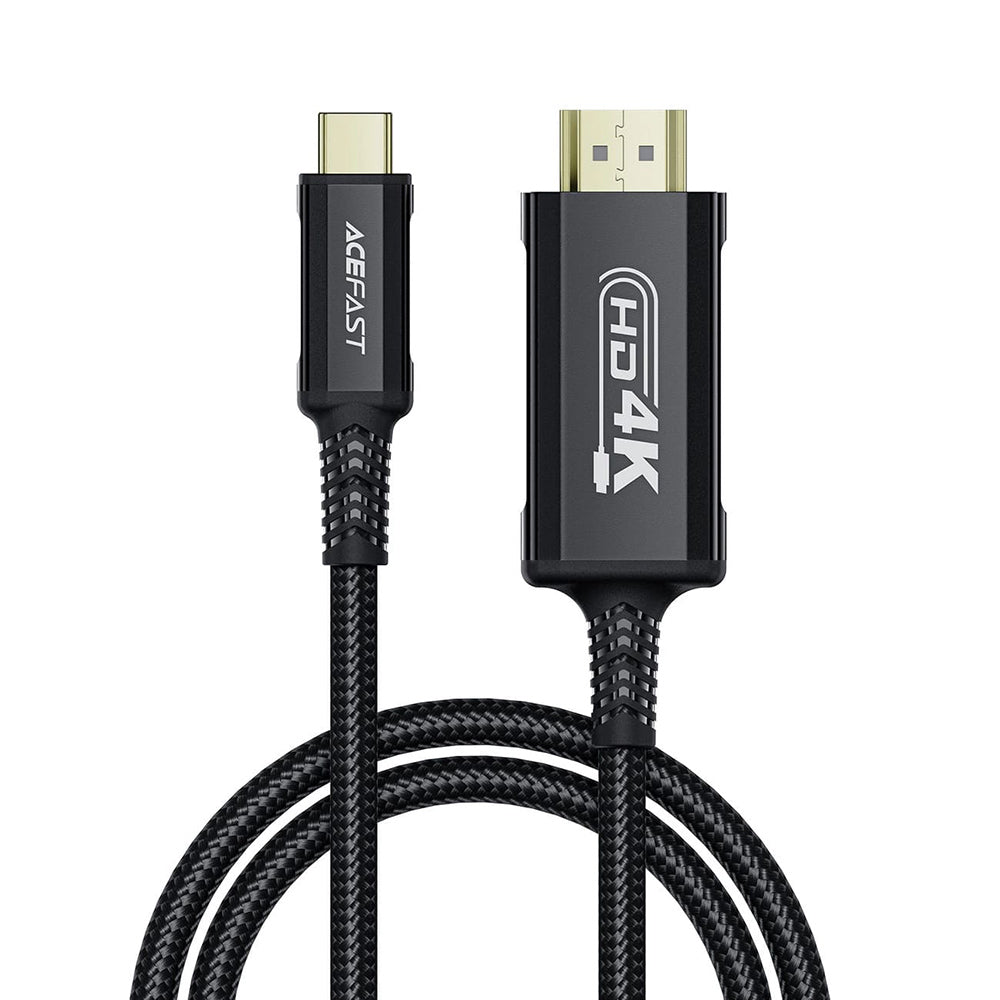 Cabo Áudio e Vídeo USB-C - HDMI Acefast C1-10, 1.8m, Preto