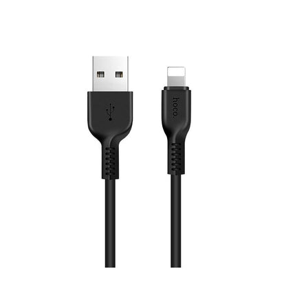 Cabo de Dados e Carregamento USB-A - Lightning HOCO Flash X20, 18W, 1m, Preto
