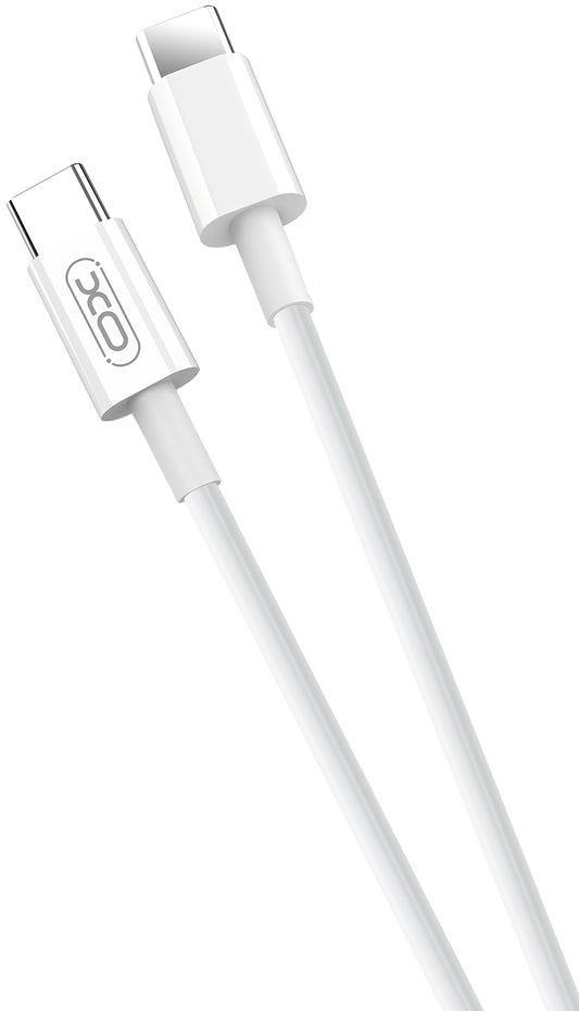 USB-C Data and Charging Cable - USB-C XO Design NB124, 40W, 1m, White