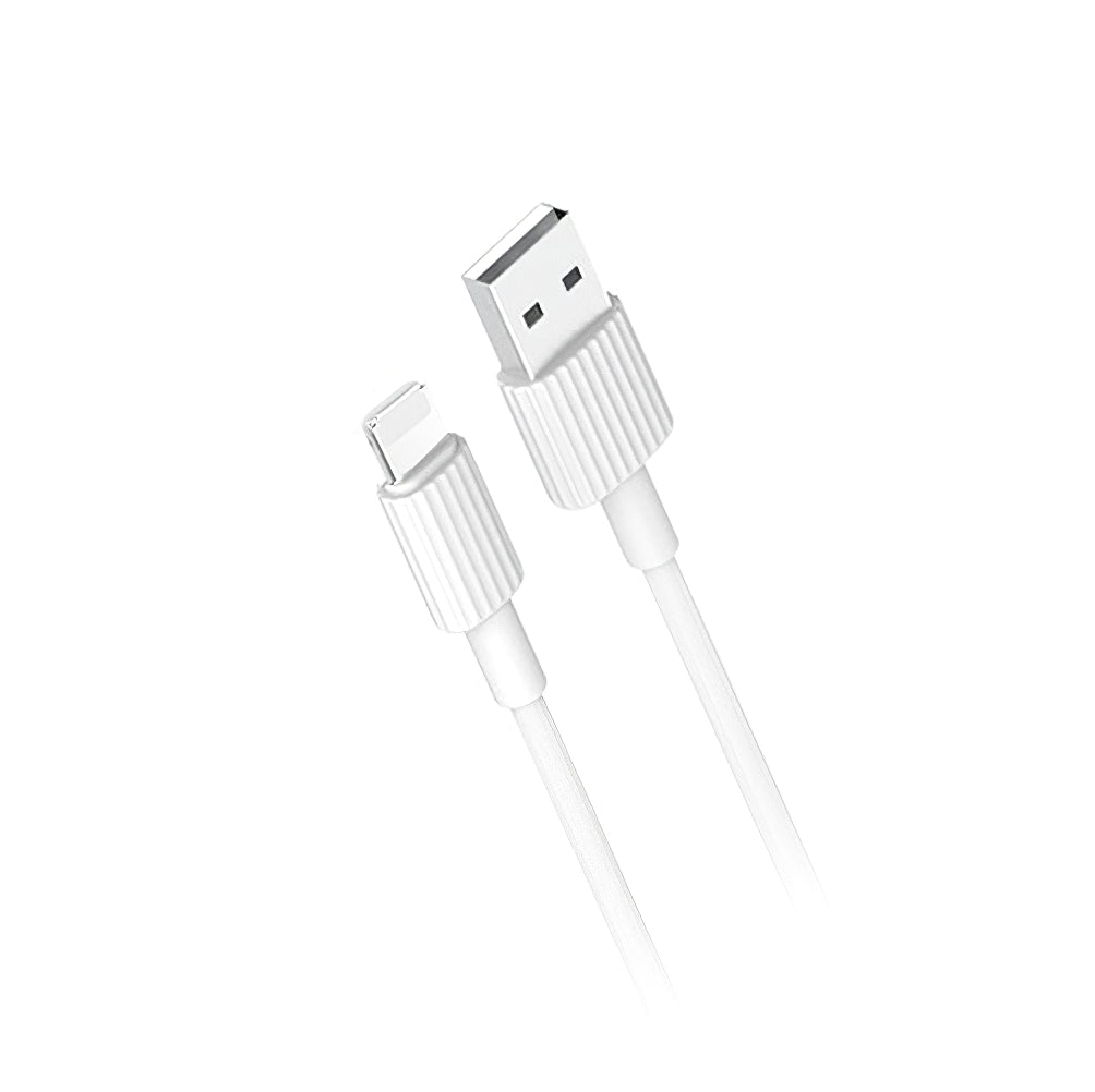Cabo de Dados e Carregamento USB-A - Lightning XO Design NB156, 18W, 1m, Branco