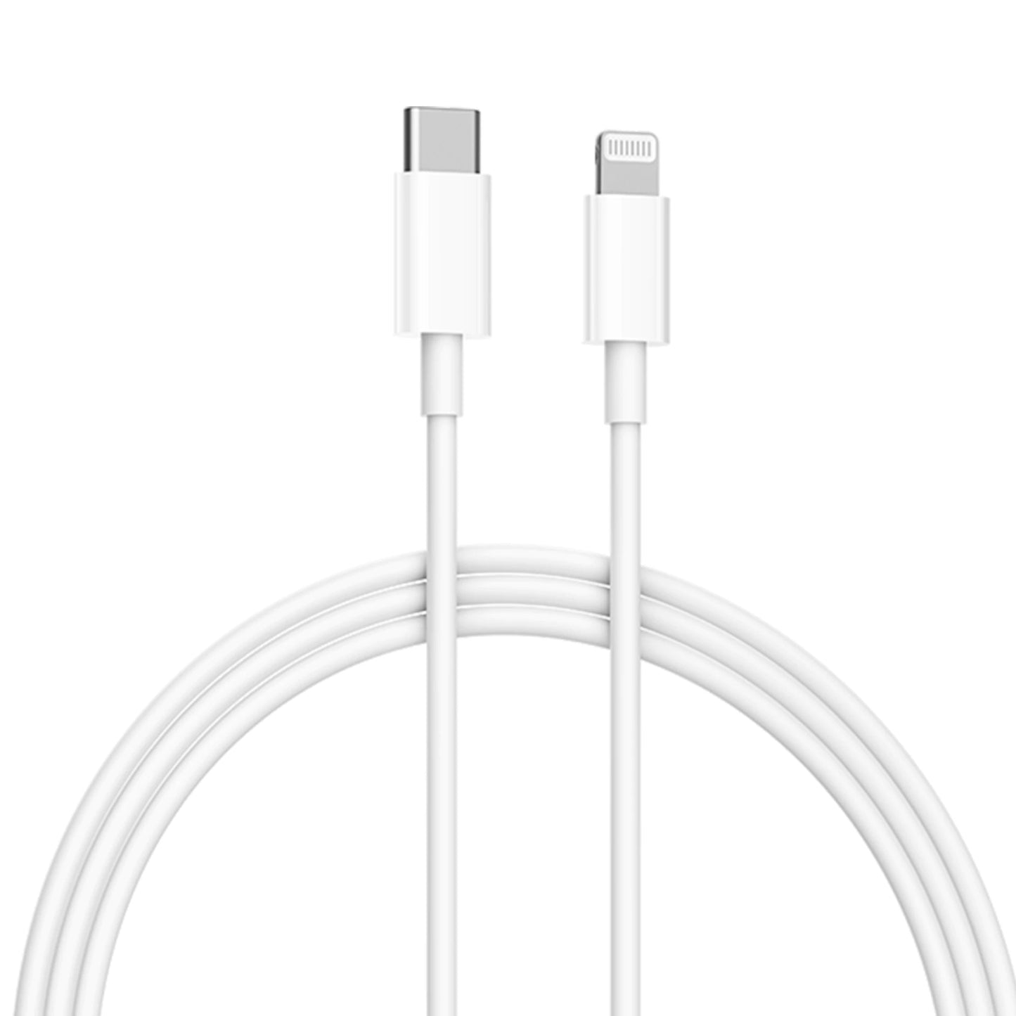 Cabo de carregamento e dados USB-C para Lightning da Xiaomi USB-C - Lightning Xiaomi, 18W, 1m, branco BHR4421GL