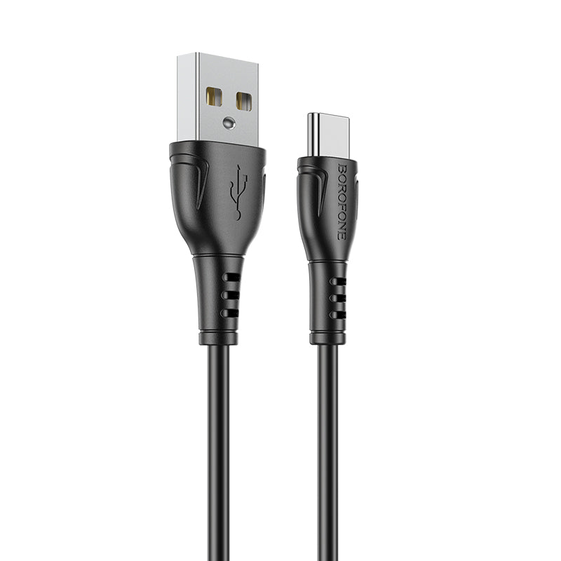 Cabo de carregamento e dados USB-A - USB-C Borofone BX51 Triumph MP BX51, 18W, 1m, Preto