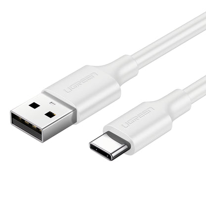 Cabo de Dados e Carregamento USB-A - USB-C UGREEN US287, 18W, 1.5m, Branco