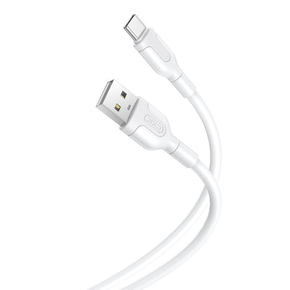 Cabo de Dados e Carregamento USB-A - USB-C XO Design NB212, 18W, 1m, Branco