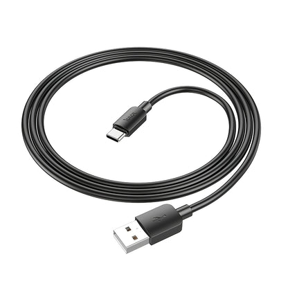 Cabo de Dados e Carregamento USB-A - USB-C HOCO X96, 27W, 1m, Preto