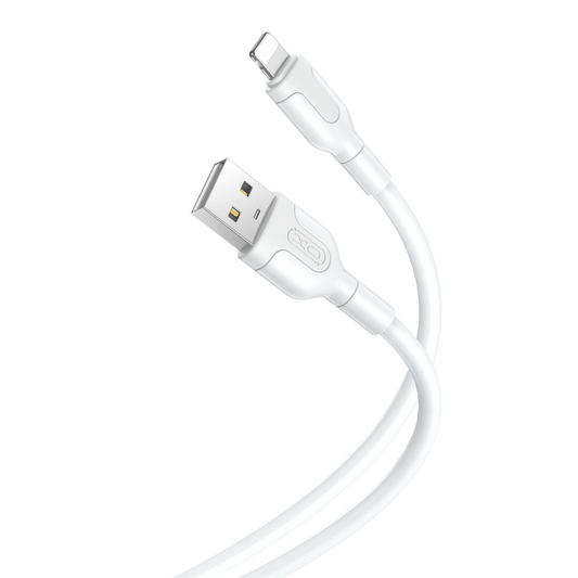 Cabo de carregamento e dados USB-A - Lightning XO Design NB212, 18W, 1m, branco 