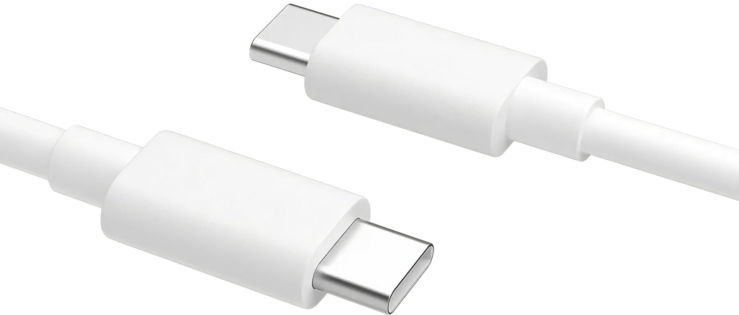 Cabo de carregamento e dados USB-C - USB-C Oppo DL149, 65W, 1m, Branco