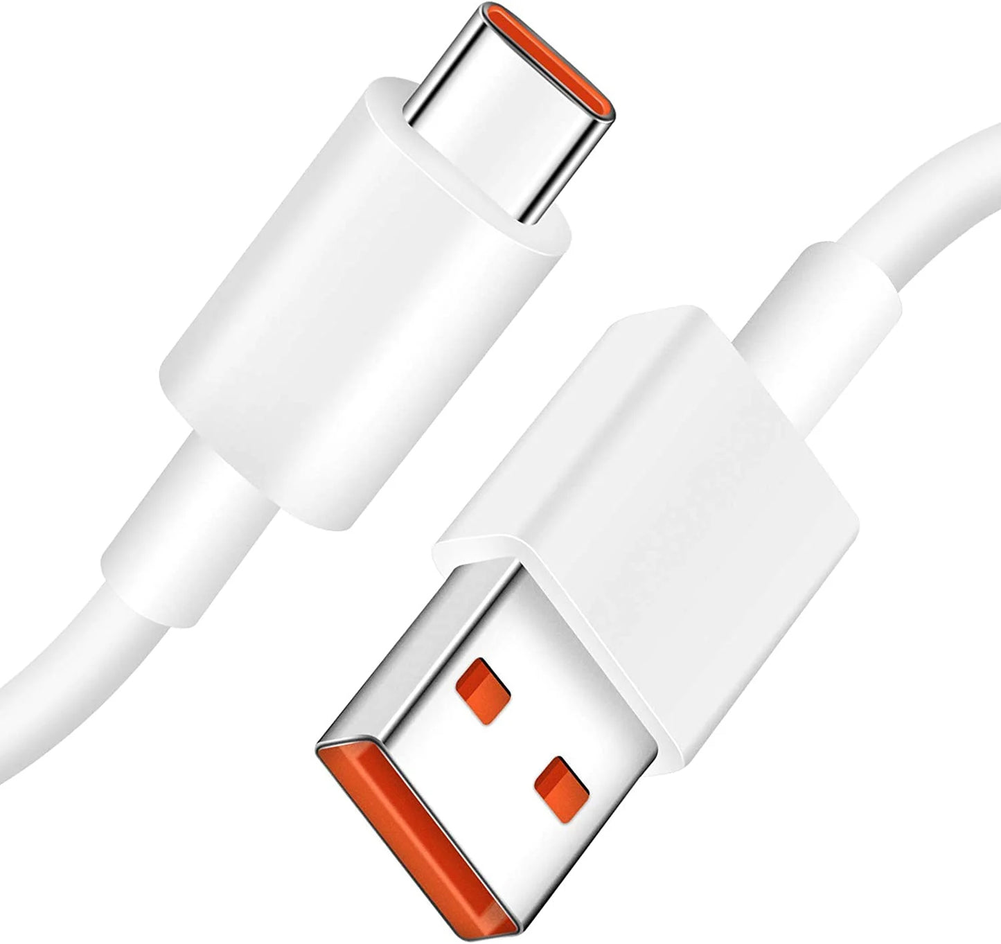 Cabo de carregamento e dados Xiaomi USB-A para USB-C Xiaomi, 120W, 1m, branco BHR603232GL