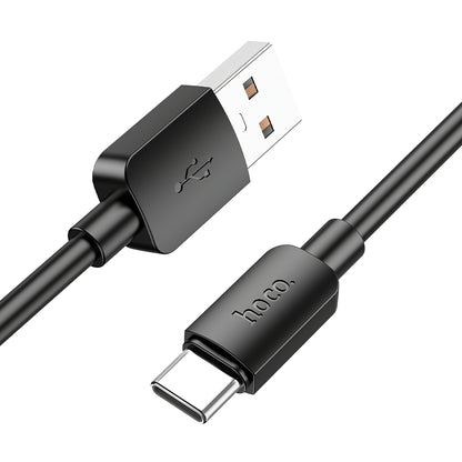 Cabo de Dados e Carregamento USB-A - USB-C HOCO X96, 27W, 0.25m, Preto