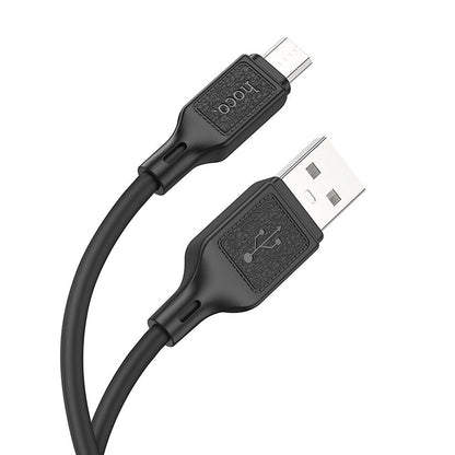 HOCO X90 USB-A - cabo de carregamento e dados microUSB HOCO X90, 18W, 1m, preto 