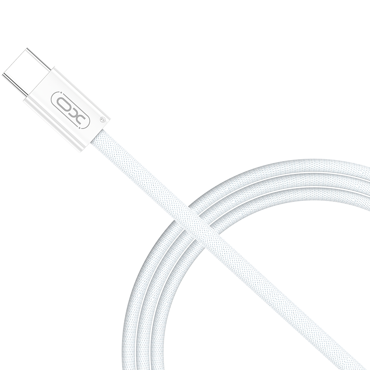 Cabo de Dados e Carregamento USB-C - USB-C XO Design NB-Q260A, 60W, 1m, Branco