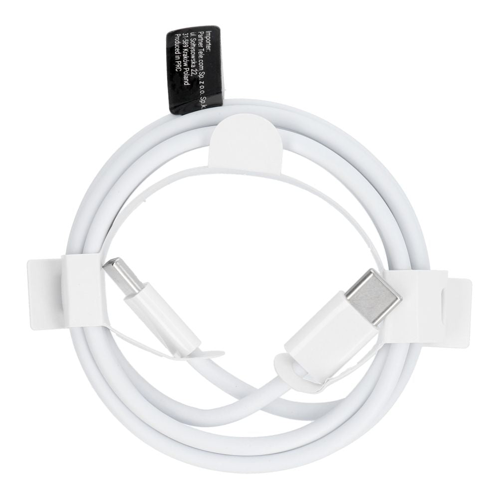 Cabo de Dados e Carregamento USB-C - USB-C OEM HD26, 30W, 1m, Branco