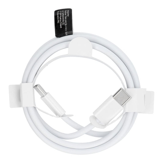 Cabo de Dados e Carregamento USB-C - USB-C OEM HD26, 30W, 1m, Branco