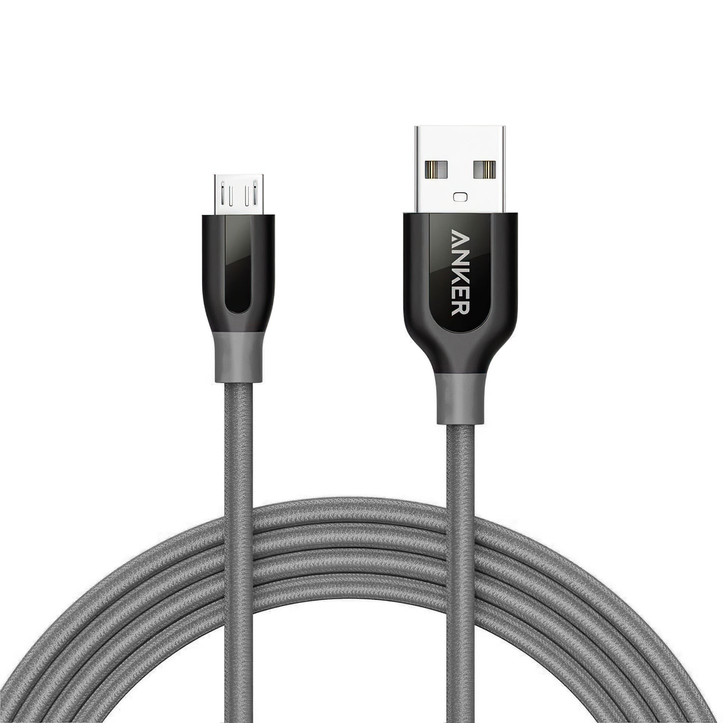 Cabo de carregamento e dados USB-A - microUSB Anker PowerLine+, 18W, 1,8 m, cinzento A8143HA1 