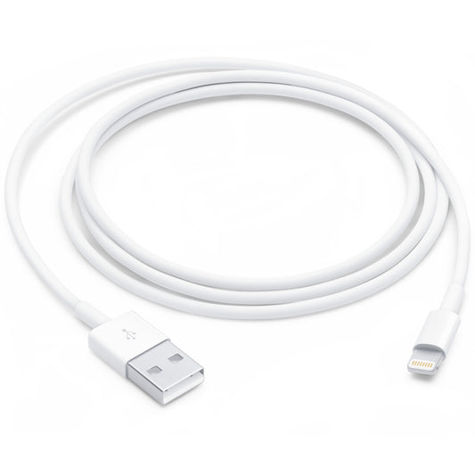 Cabo de Dados e Carregamento USB-A - Lightning Apple A1480, 18W, 1m, Branco MUQW3ZM/A