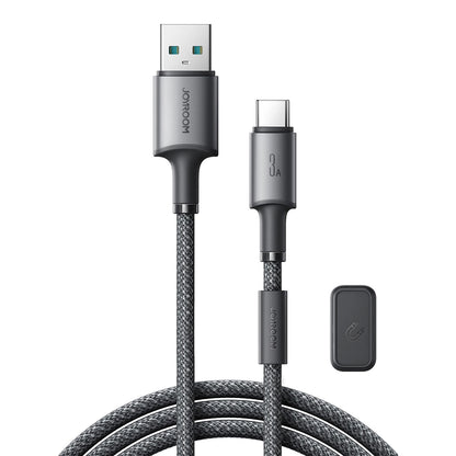 Cabo de Dados e Carregamento USB-A - USB-C Joyroom S-A50, 60W, 1.2m, Cinzento
