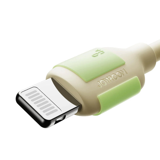 Cabo de Dados e Carregamento USB-A - Lightning Joyroom S-A53, 18W, 1.2m, Bege
