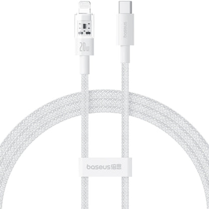 Cabo de Dados e Carregamento USB-C - Lightning Baseus Gem, 20W, 1m, Branco P10373001211-00