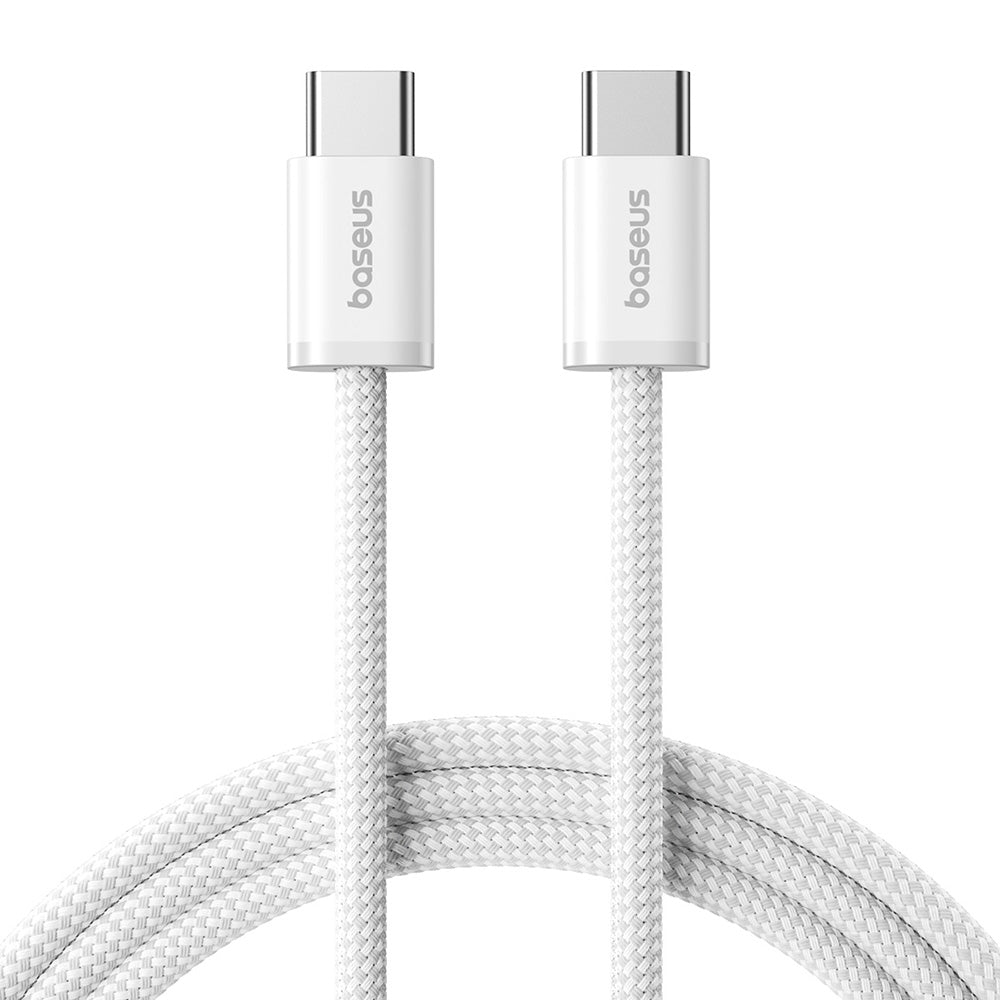 Cabo de Dados e Carregamento USB-C - USB-C Baseus Dynamic 4 Series, 100W, 2m, Branco P10381400211-01