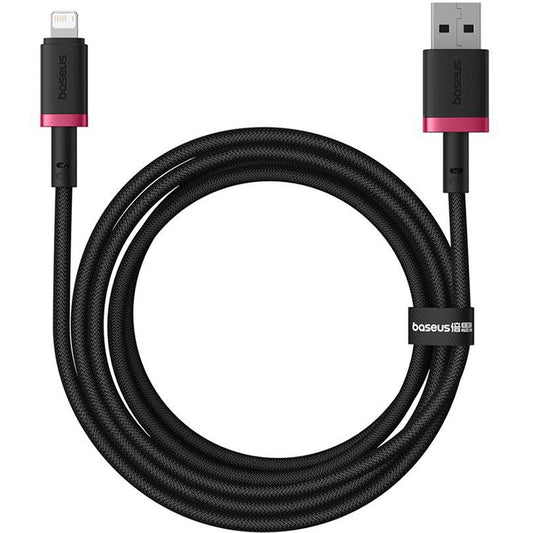 Cabo de Dados e Carregamento USB-A - Lightning Baseus Dura Series, 18W, 2m, Vermelho P10377801U01-03
