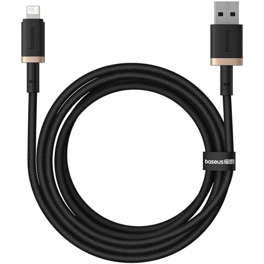 Cabo de Dados e Carregamento USB-A - Lightning Baseus Dura Series, 18W, 1m, Dourado P10377801U01-00