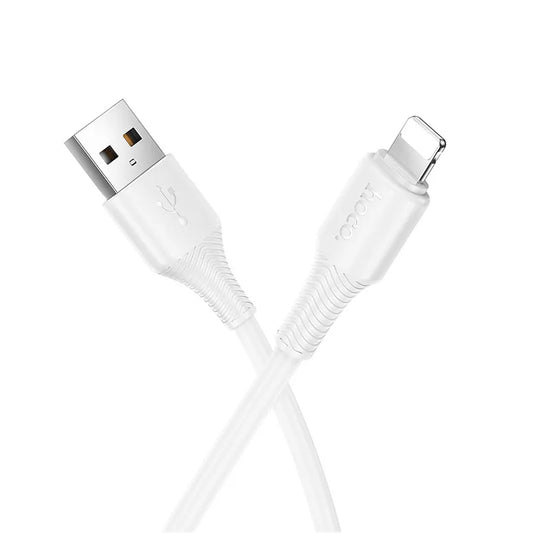 Cabo de Dados e Carregamento USB-C - Lightning HOCO X120, 20W, 1m, Branco
