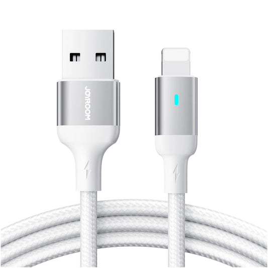 Cabo de Dados e Carregamento USB-A - Lightning Joyroom A10, 18W, 1.2m, Branco