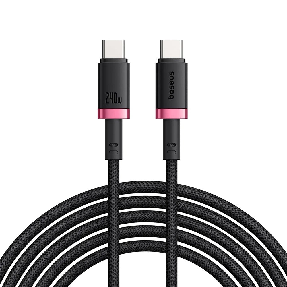 Cabo de Dados e Carregamento USB-C - USB-C Baseus Dura Series, 240W, 1m, Vermelho P10377803U03-01