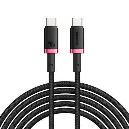 Cabo de Dados e Carregamento USB-C - USB-C Baseus Dura Series, 240W, 1m, Vermelho P10377803U03-01