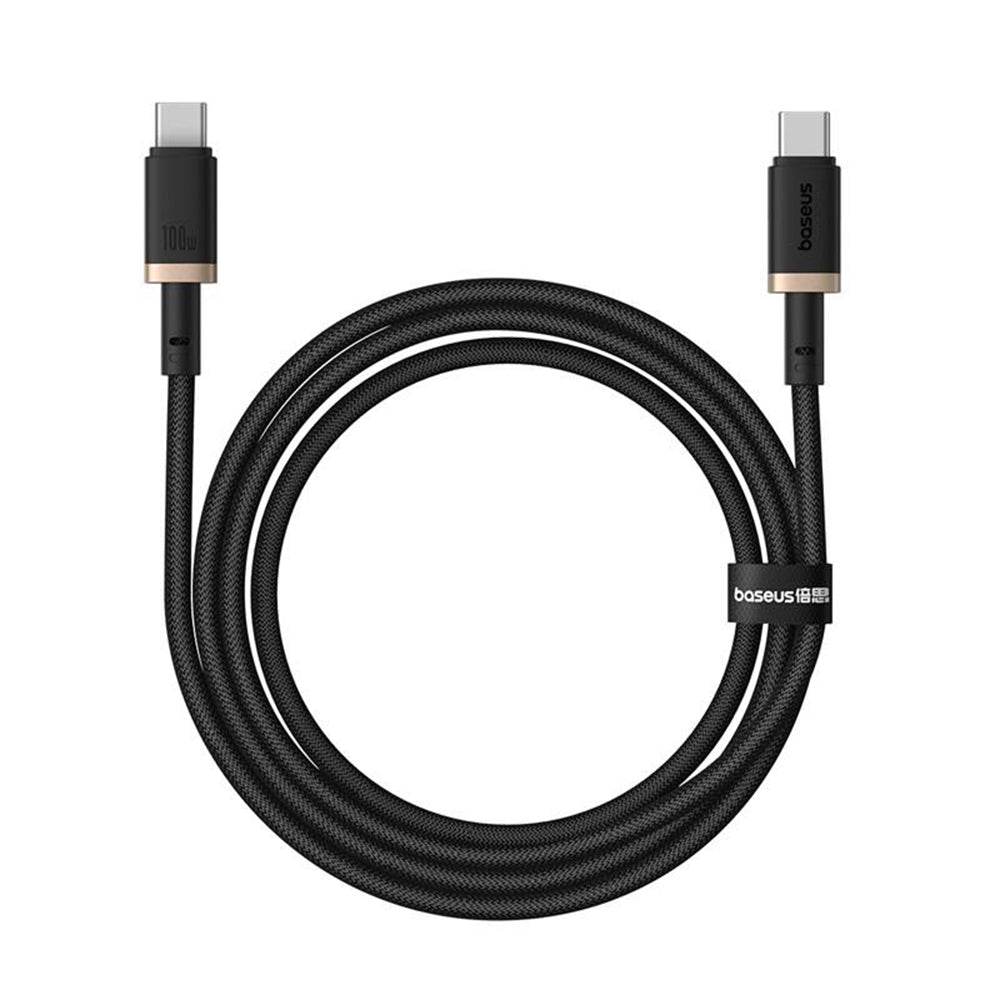 Cabo de Dados e Carregamento USB-C - USB-C Baseus Dura Series, 100W, 1m, Dourado P10377803U01-00