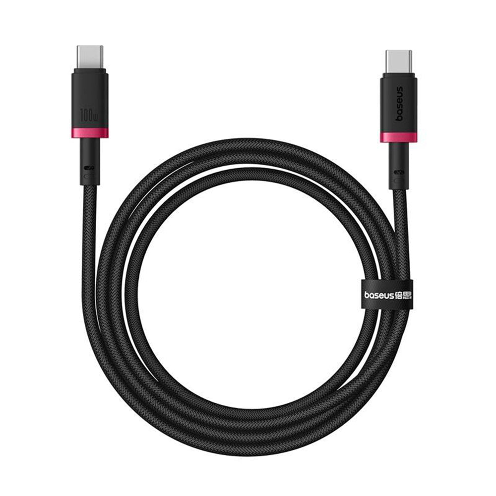 Cabo de Dados e Carregamento USB-C - USB-C Baseus Dura Series, 100W, 1m, Vermelho P10377803U01-01